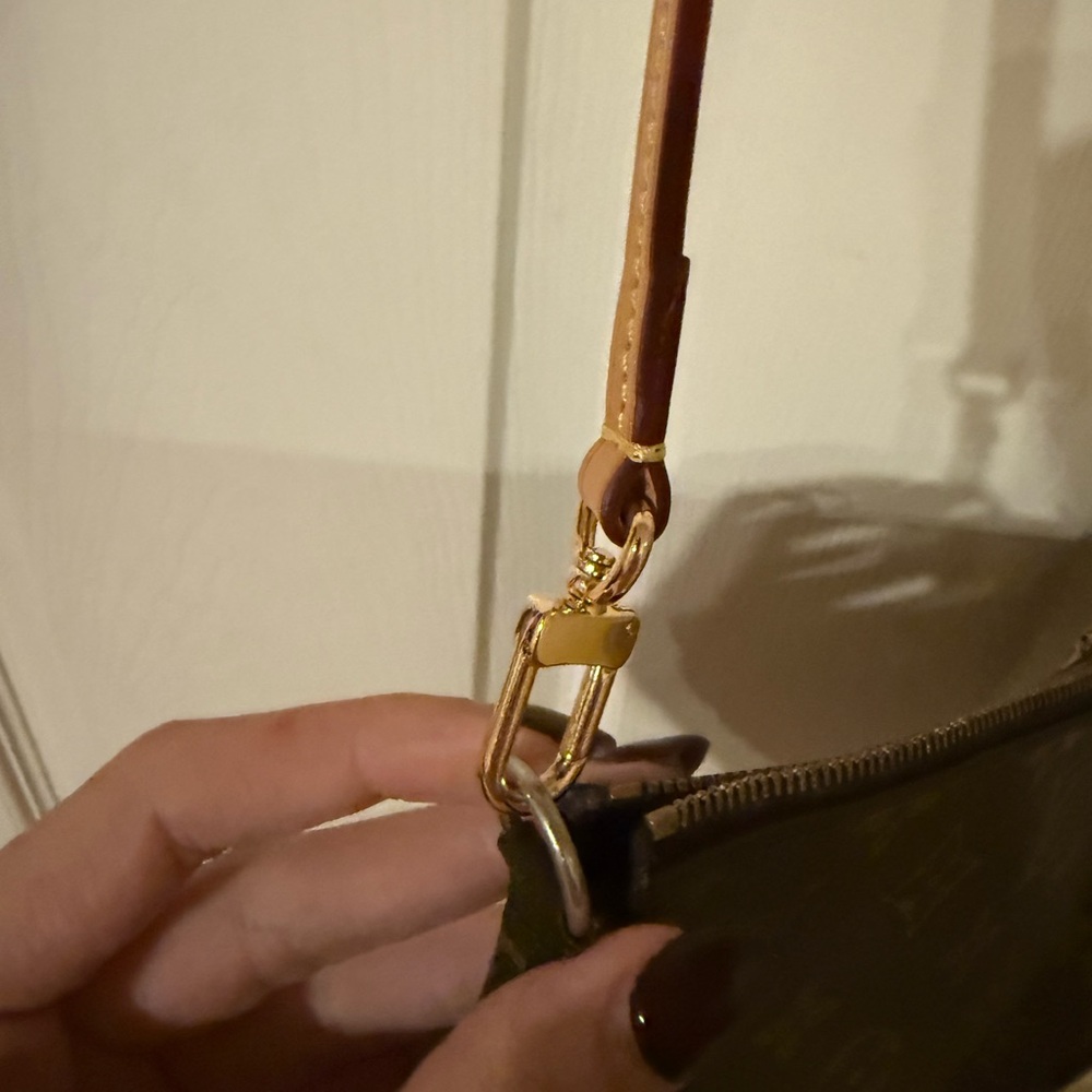 Louis Vuitton Dark Monogram Pochette Accessoires Purse - Picture 9 of 14